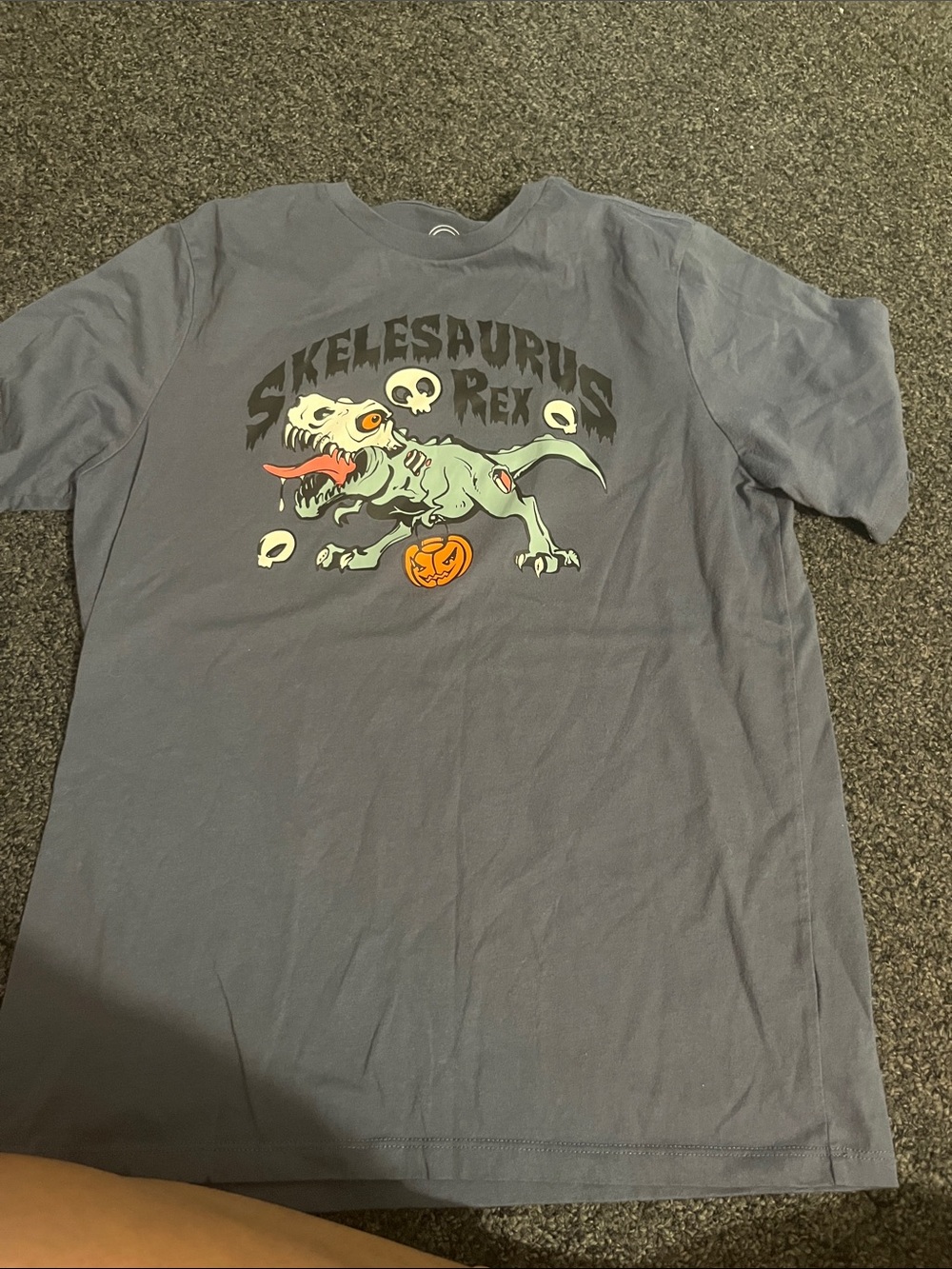 wonder nation Gray 'Skelesaurus Rex' Graphic Tee